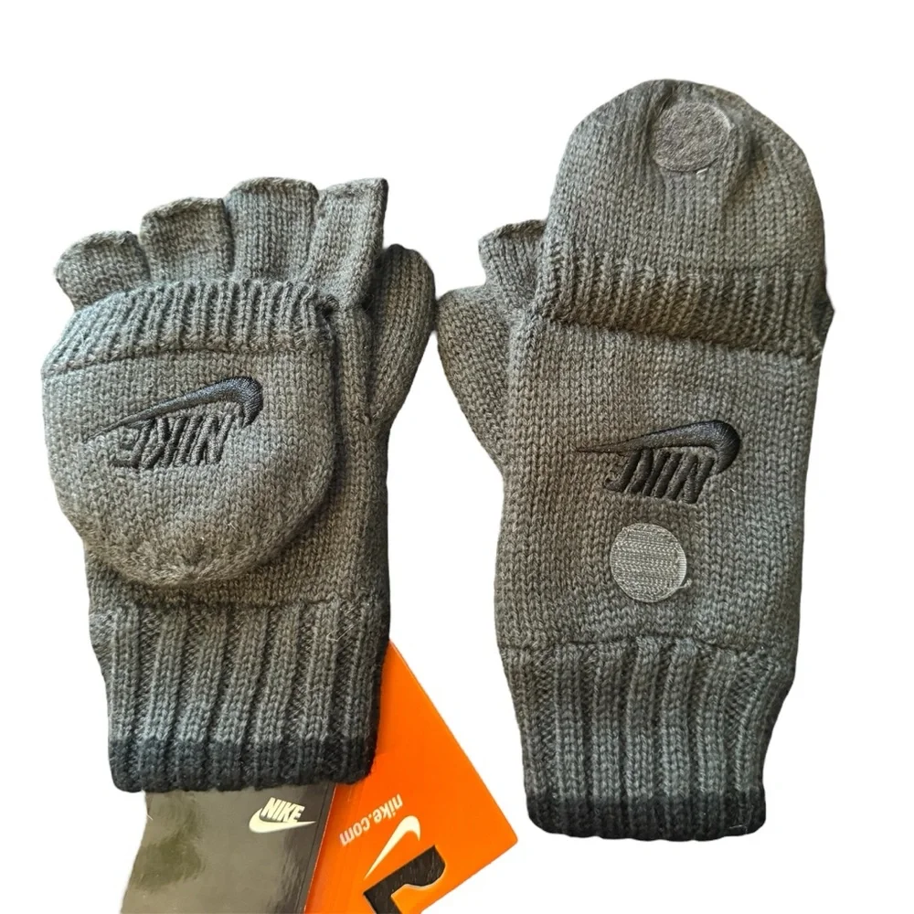 Nike - Convertible Sweater Knit Gloves Child | New